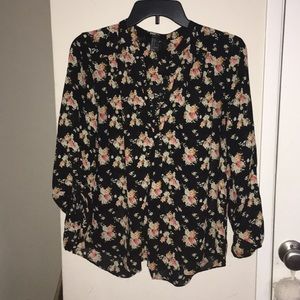floral blouse